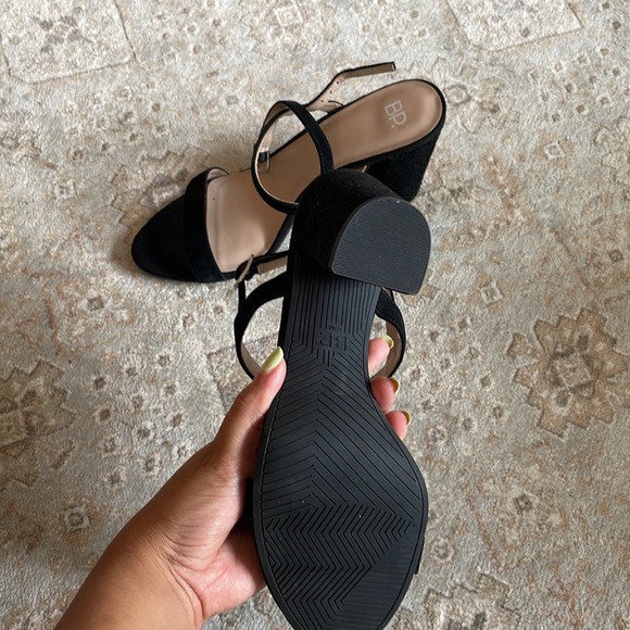 BP suede black block heel, brand new, never worn - Picture 2 of 3
